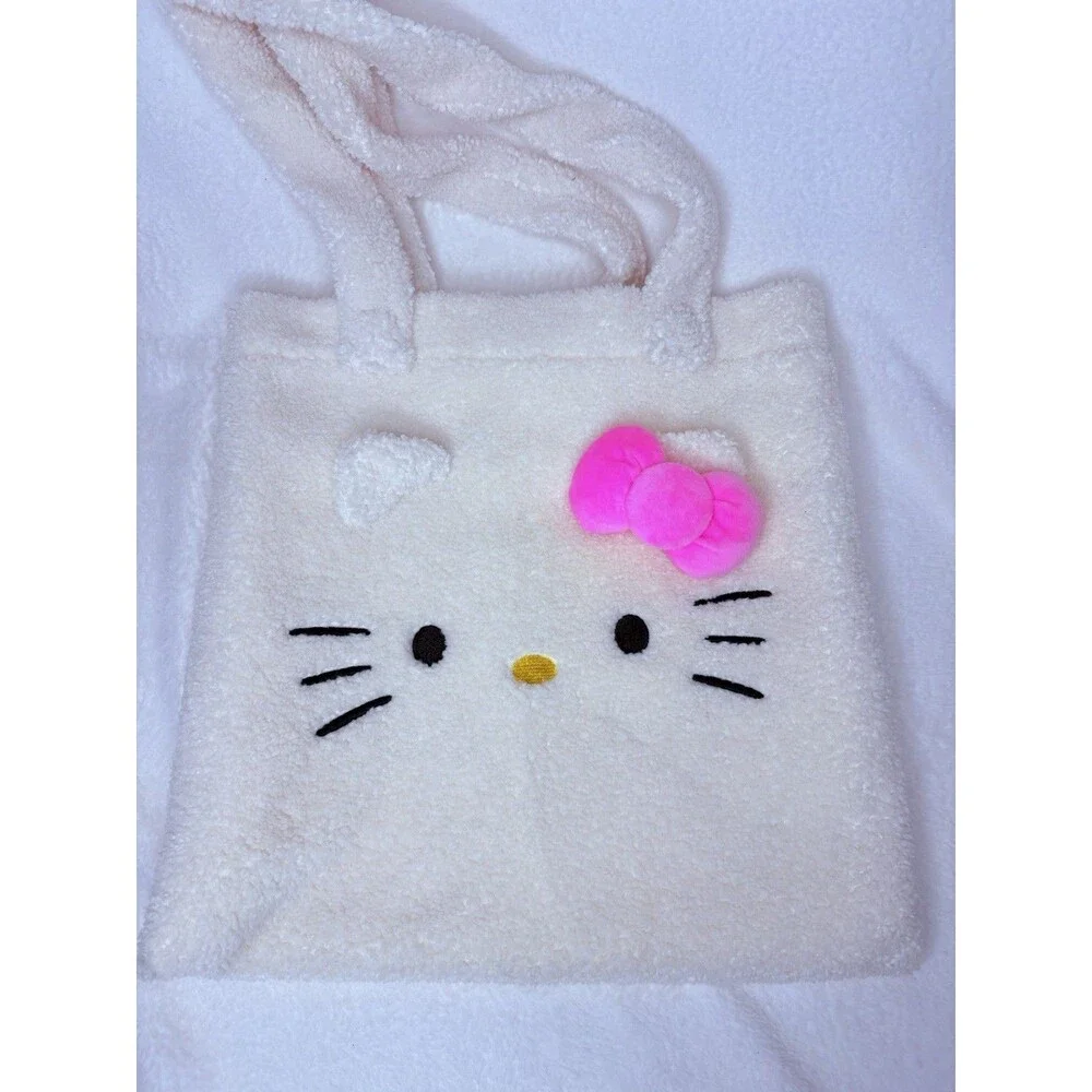 Hello Kitty & Friends x Forever 21 Shearling Hello Kitty Tote Bag Excellent